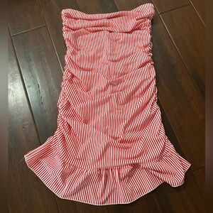 Edikted strapless bodycon dress